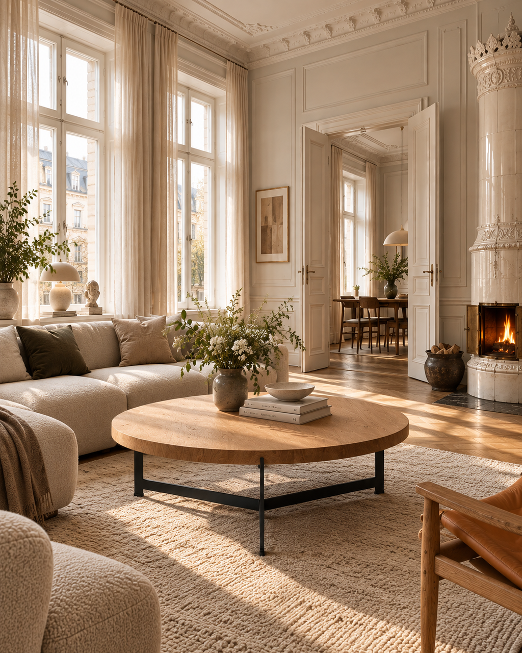 Plateau Coffee- & Side Table Low Ø80